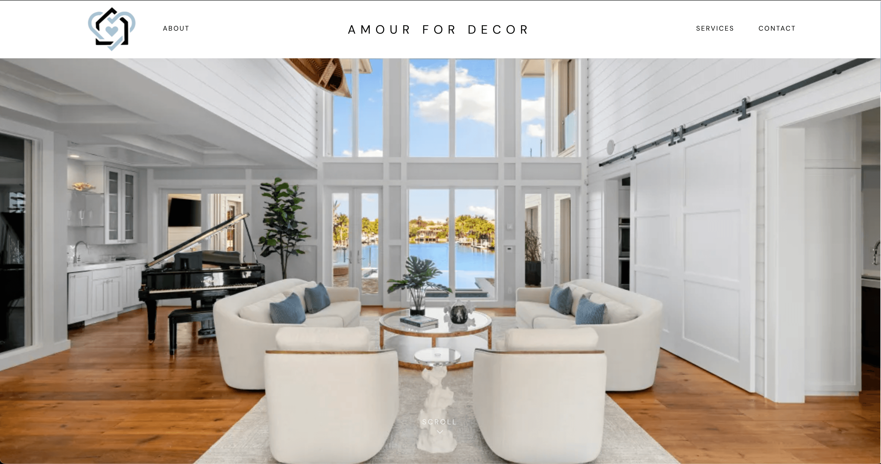 Amour For Decor website homepage